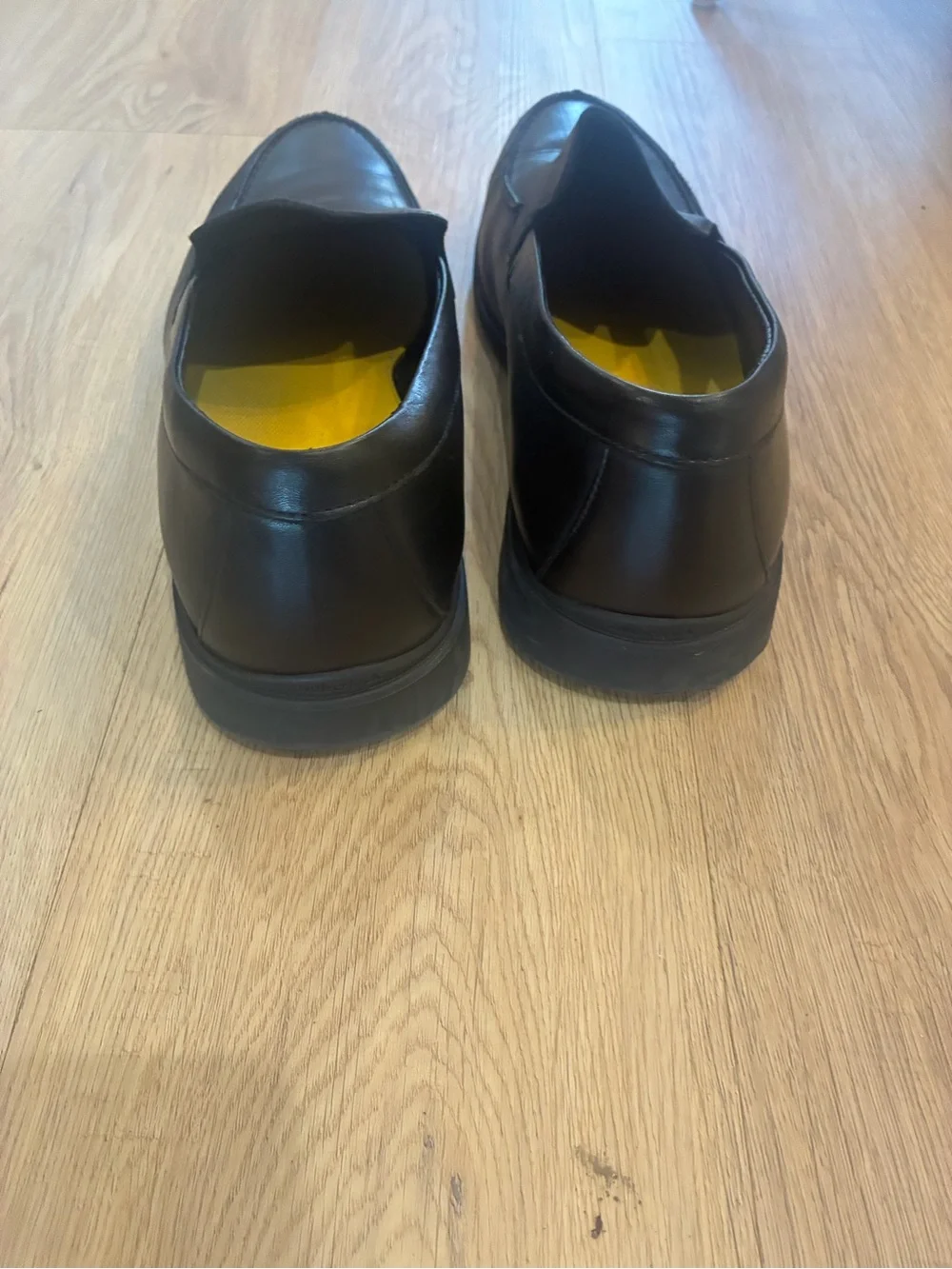 Amberjack The Loafer Obsidian Black Leather Men's Loafers Size 13M Comfort Dress